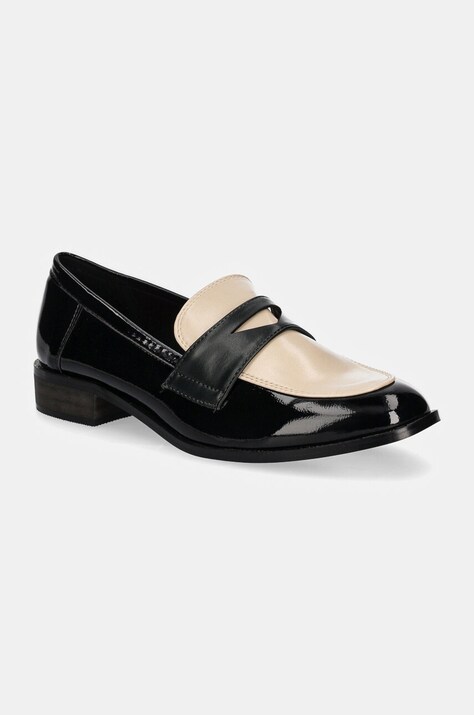 Answear Lab mocasini femei, culoarea bej, cu toc plat