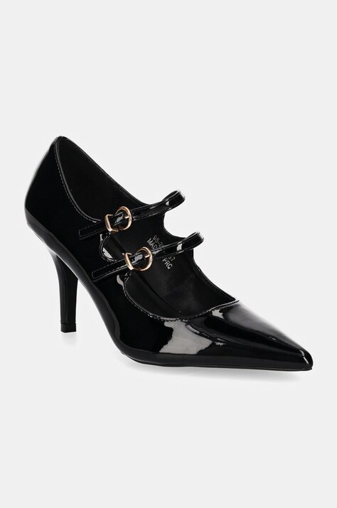 Answear Lab pantofi cu toc culoarea negru