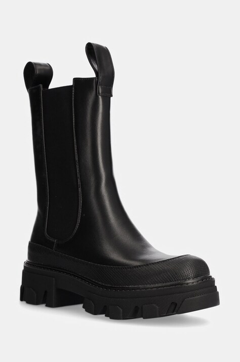 Answear Lab cizme femei, culoarea negru, cu platforma