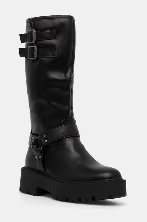 Čizme Answear.LAB za žene, boja: crna, s debelom potpeticom