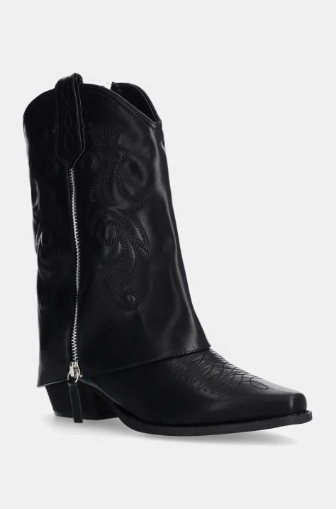 Answear Lab scarpe da cowboy donna colore nero