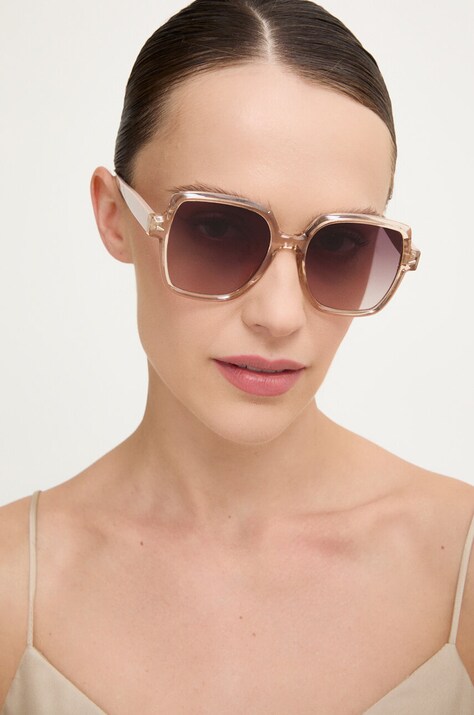 Answear Lab ochelari de soare femei, culoarea bej