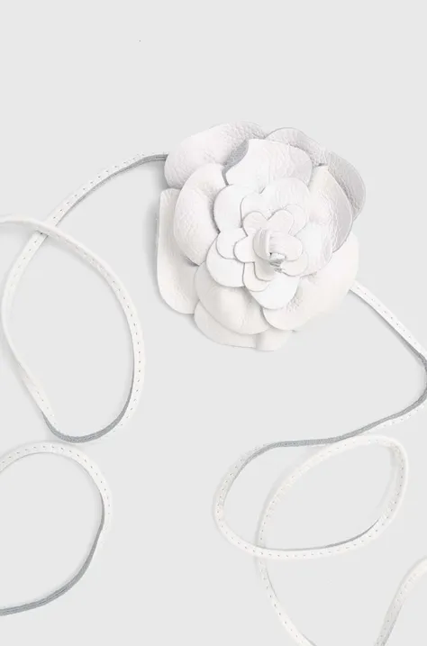 Kožni remen Answear Lab za žene, boja: bijela