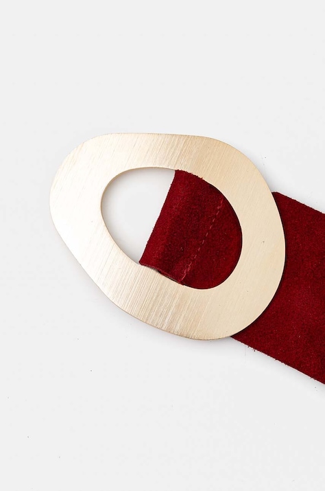 Велурен колан Answear.LAB в червено