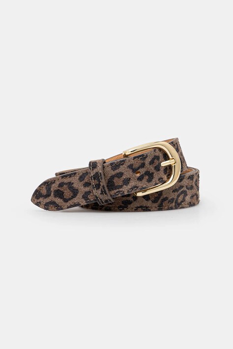 Замшевый ремень Answear.LAB цвет коричневый