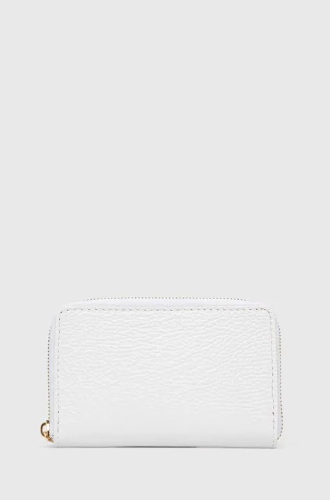 Kožená peněženka Answear Lab bílá barva
