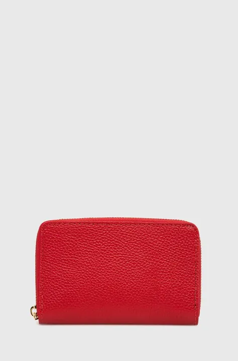 Шкіряний гаманець Answear Lab жіночий колір червоний