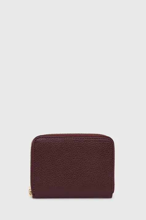Kožená peňaženka Answear Lab dámska, červená farba