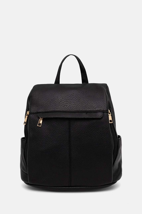 Answear Lab rucsac femei, culoarea negru, mic, neted