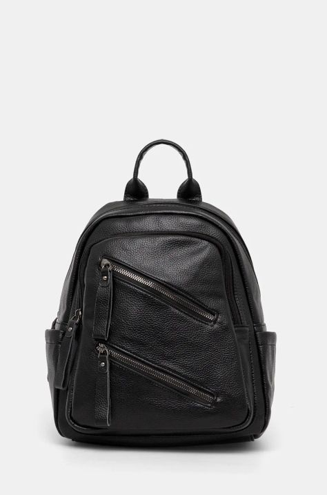 Answear Lab rucsac femei, culoarea negru, mic, neted