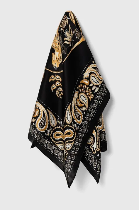 Answear Lab foulard in seta colore nero