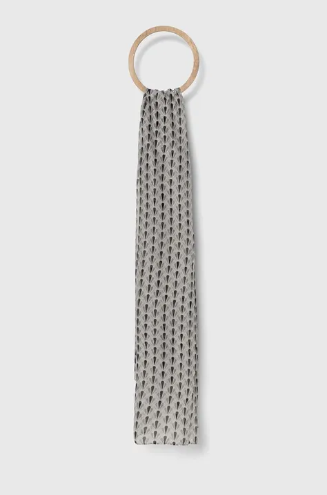 Шарф Answear Lab жіночий колір сірий візерунок