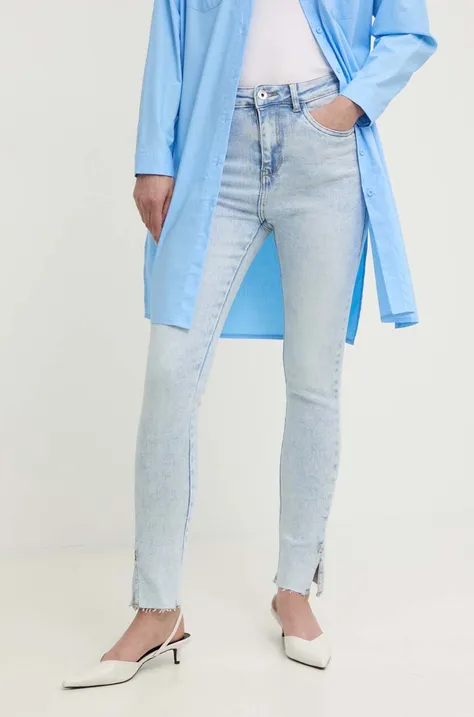 Answear Lab jeansy damskie kolor niebieski