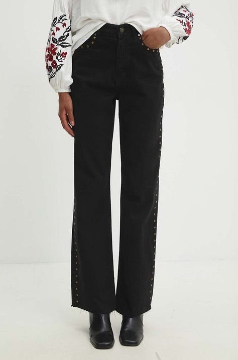 Дънки Answear.LAB с висока талия