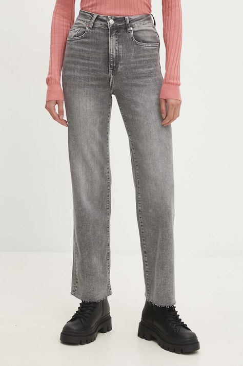 Answear.LAB jeansy damskie kolor szary