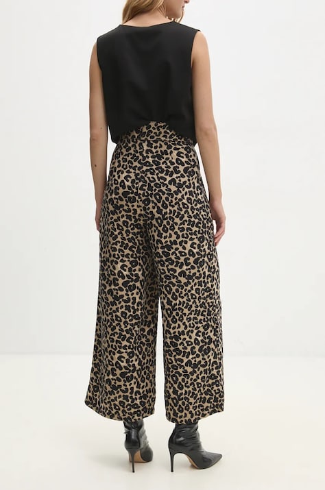 Штани Answear.LAB — WZ24-SPD043, бежевий — фото 3