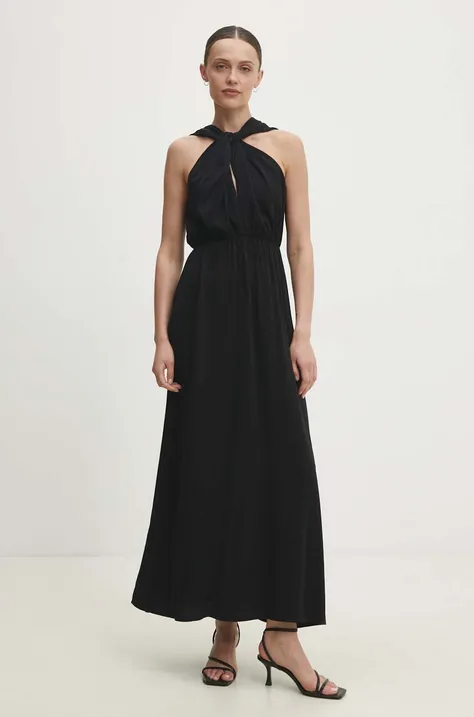 Сукня Answear Lab колір чорний maxi пряма