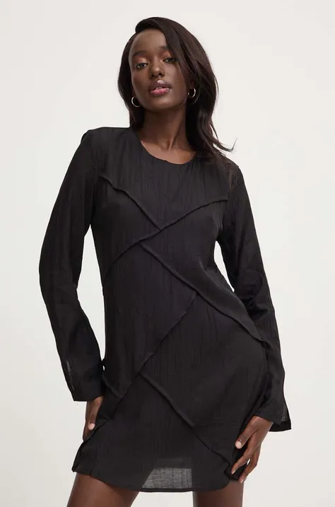 Answear Lab sukienka kolor czarny mini prosta