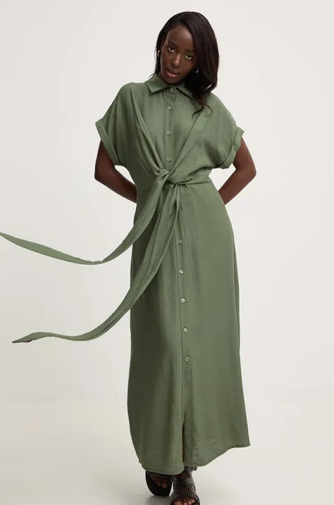 Obleka Answear Lab zelena barva