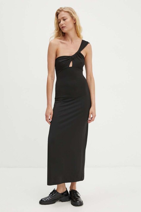 Answear Lab rochie culoarea negru, maxi, mulată