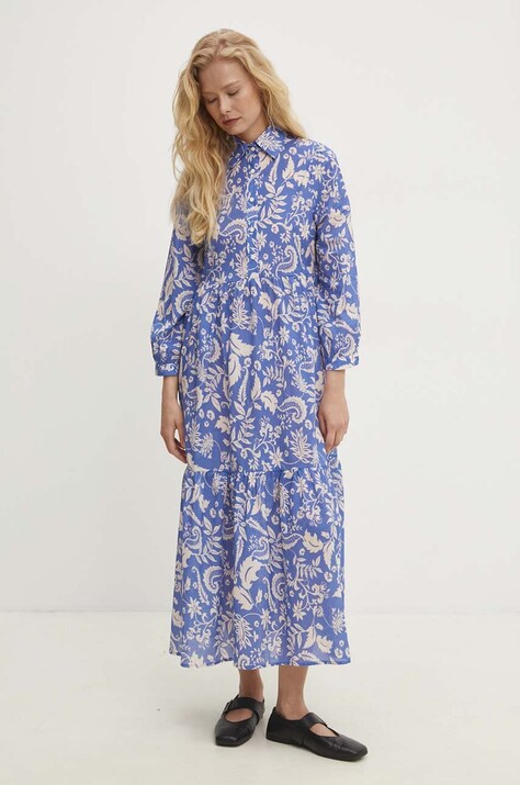 Answear Lab rochie din bumbac midi, evazată