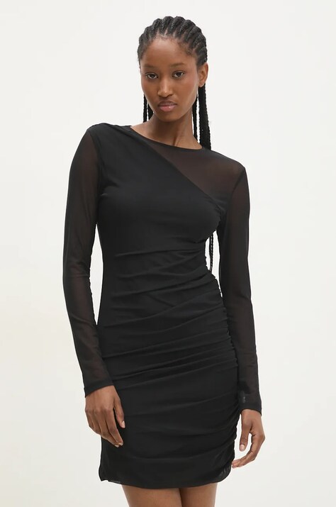 Answear Lab rochie culoarea negru, mini, mulată