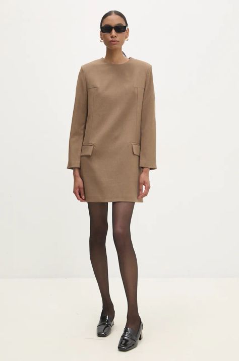 Šaty Answear.LAB béžová barva, mini