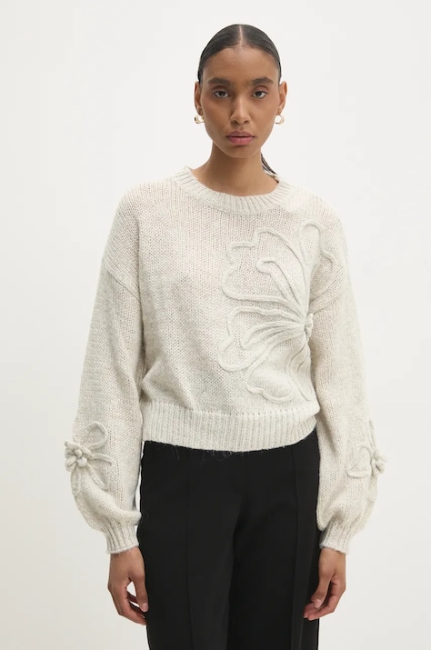 Answear.LAB sweter damski kolor beżowy
