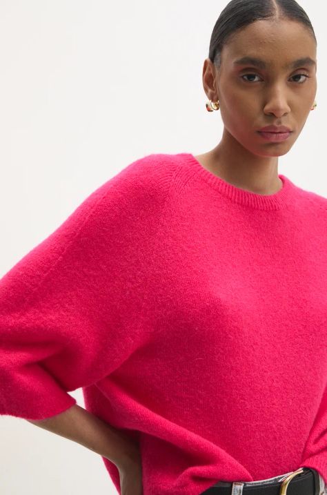 Answear Lab maglione in lana colore rosa