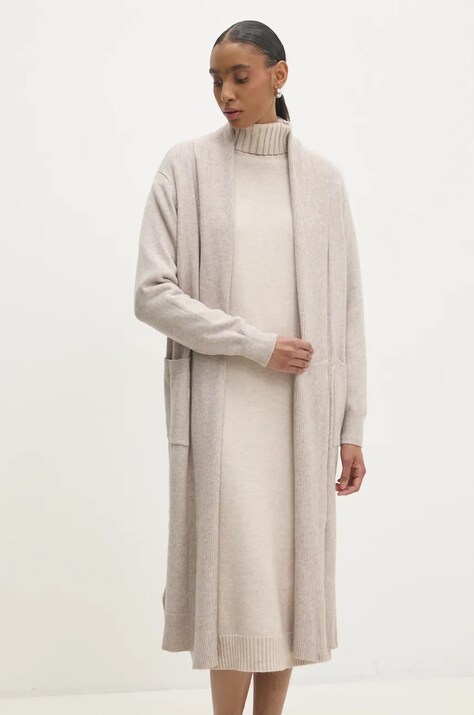 Answear Lab cardigan donna colore grigio