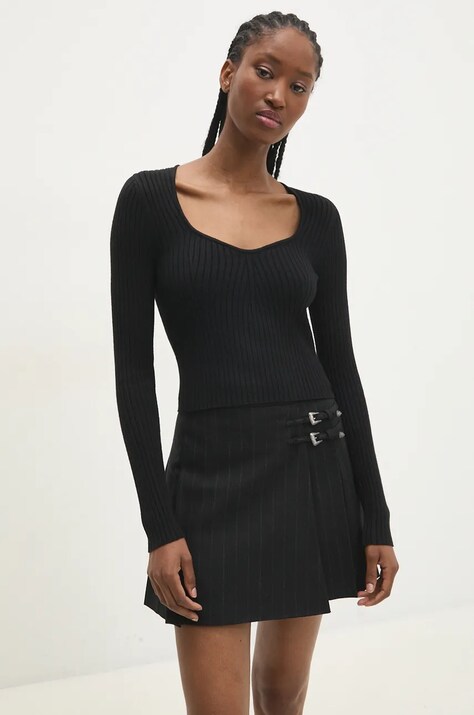 Svetr Answear.LAB dámský, černá barva, lehký