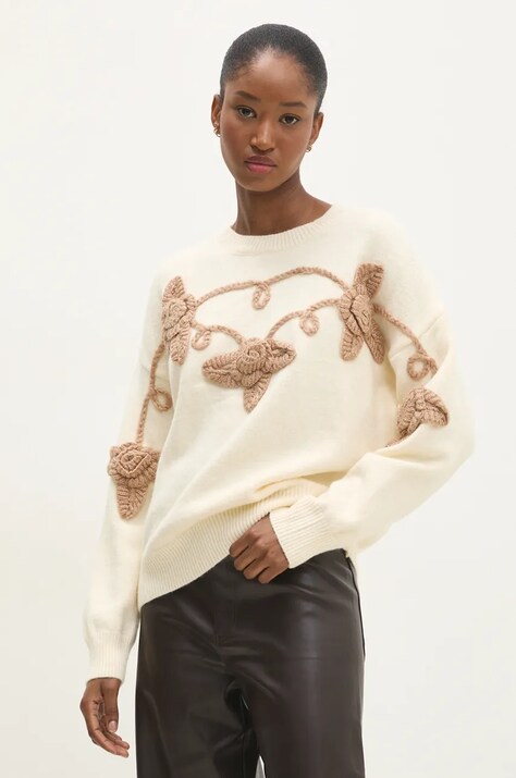 Свитер Answear.LAB женский цвет бежевый