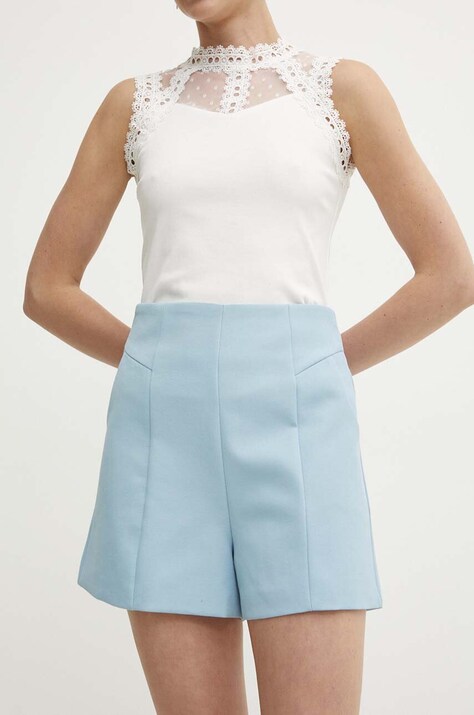 Answear Lab pantaloni scurti femei, neted, high waist