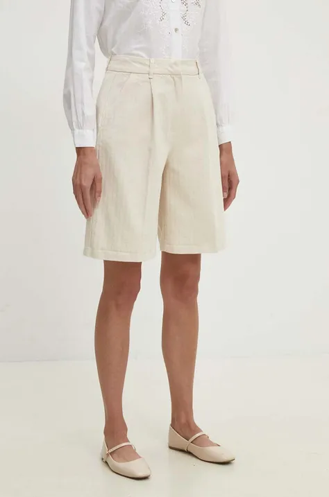 Answear Lab pantaloncini in cotone colore beige