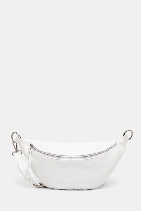 Kožená ledvinka Answear.LAB bílá barva