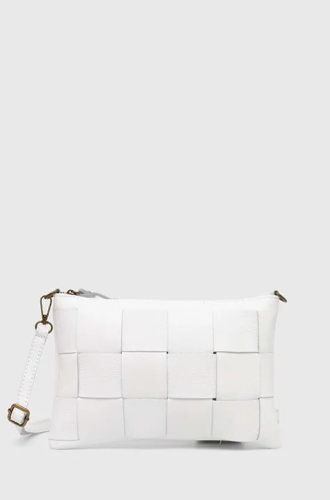 Кожаная сумочка Answear Lab цвет белый