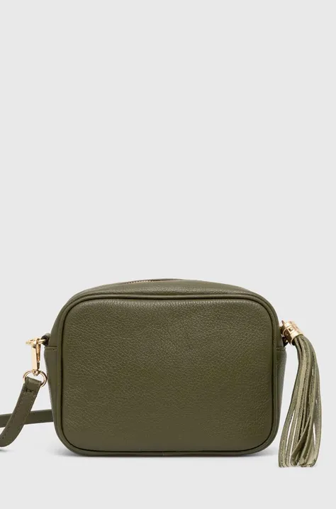 Кожаная сумочка Answear Lab цвет зелёный