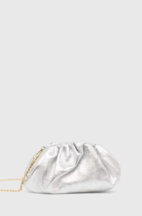 Шкіряна сумочка Answear Lab колір срібний
