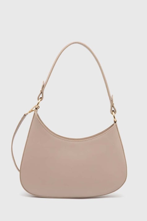 Шкіряна сумочка Answear.LAB колір бежевий