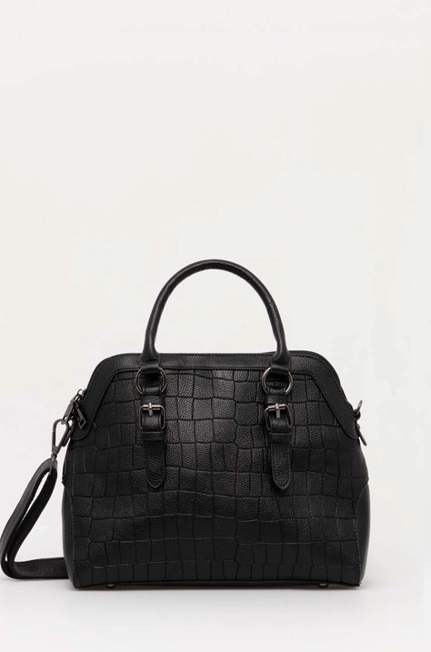 Answear Lab borsa a mano in pelle colore nero