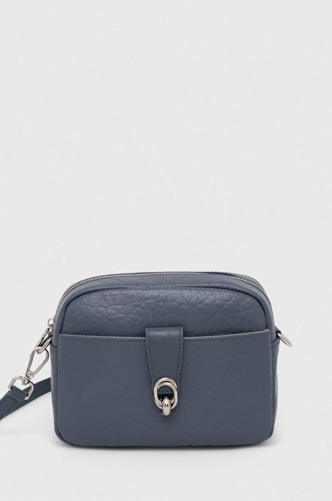 Answear.LAB borsa a mano in pelle colore blu
