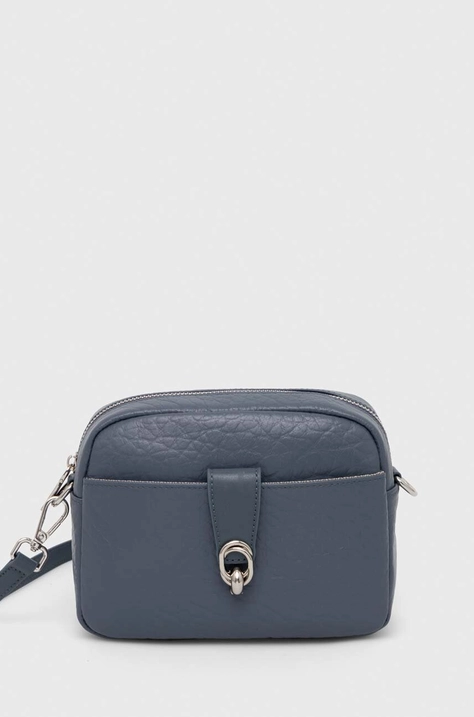 Answear Lab borsa a mano in pelle colore blu