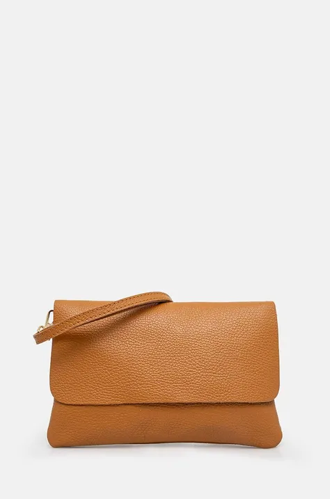 Кожаная сумочка Answear Lab цвет коричневый