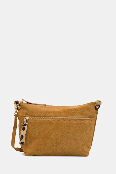 Замшева сумочка Answear.LAB колір бежевий