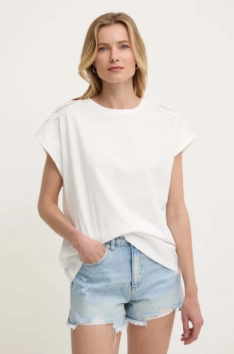 Μπλουζάκι Answear Lab χρώμα: άσπρο