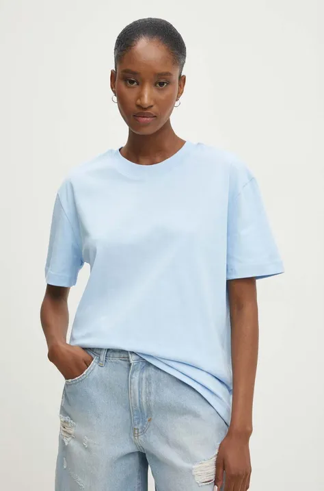 Answear Lab t-shirt in cotone donna colore blu