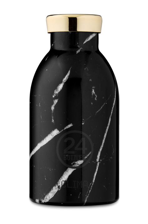 24bottles - Termo fľaša Clima Black Marble 330ml