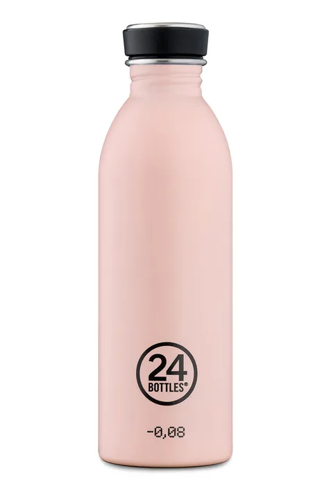 24bottles - sticlă Urban Bottle Dusty Pink 500ml Urban.500ml.Dusty.Pink-Dusty.Pink
