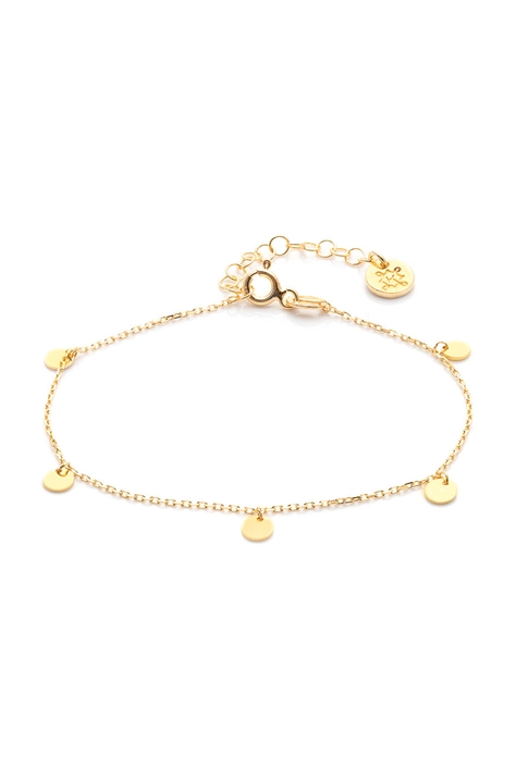 ANIA KRUK bracciale in argento placcato in oro Cosmo