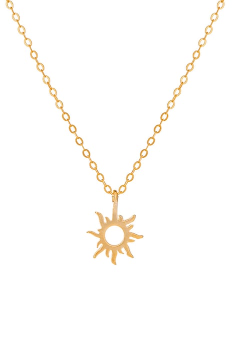 ANIA KRUK naszyjnik ze srebra pokrytego złotem Sky